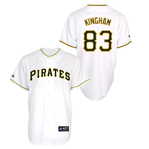 Nick Kingham #83 Youth Baseball Jersey-Pittsburgh Pirates Authentic Home White Cool Base MLB Jersey